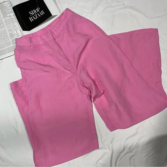 Pink Wide-Leg Pants - Picture 3 of 10